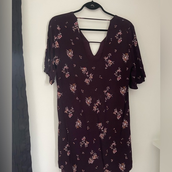 Purple Floral Dress Gentle Fawn - Picture 3 of 4